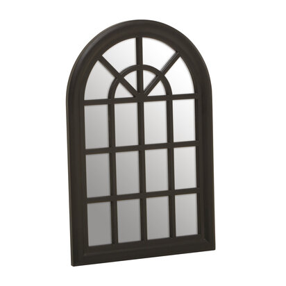 Shayla Matte Black Wall Mirror