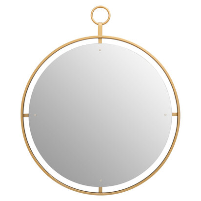Matera Gold Wall Mirror With Ring