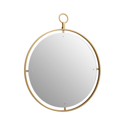 Matera Gold Wall Mirror With Ring