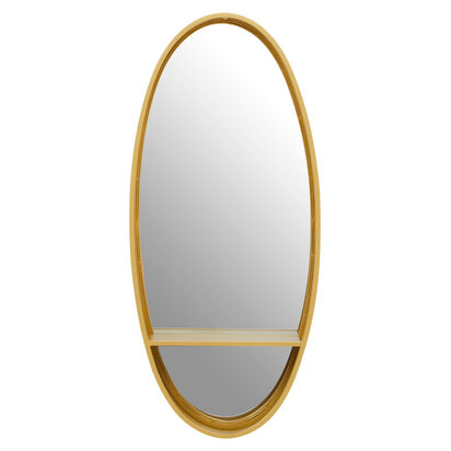 Avento Gold Oval Wall Mirror