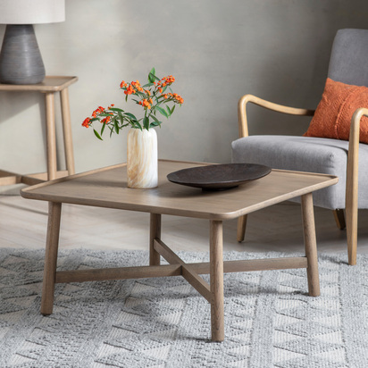 Woodford Square Coffee Table Grey 800x800x400mm