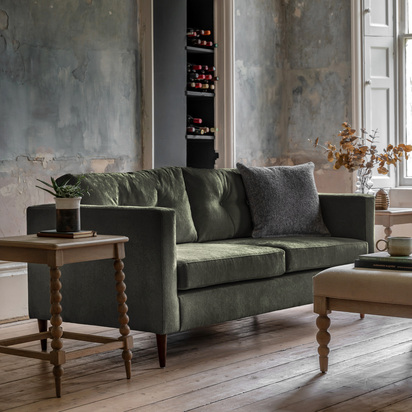 Rutland Sofa 3 Seater Forest 1950x860x840mm  - 3 Seater