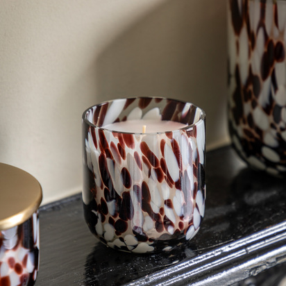 Studio Confetti Candle Brown Small Peony Musk  - Small