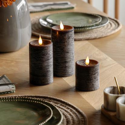 Huxley 1 Wick Candle Mocha 3pk