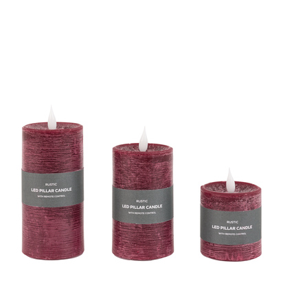 Huxley 1 Wick Candle Oxblood 3pk