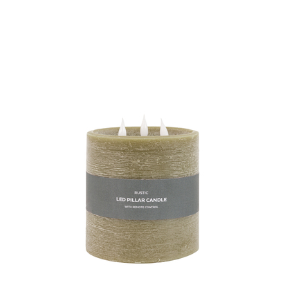Huxley 3 Wick Candle Olive