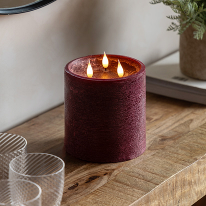 Huxley 3 Wick Candle Oxblood