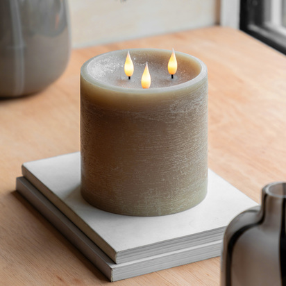 Huxley 3 Wick Candle Warm Grey