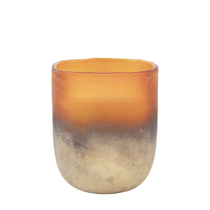 Elmdale Candle Amber/Gold Medium Jasmin & Vetiver  - Medium