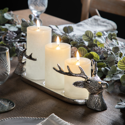 Studio Stag Candleholder Aluminium 420x105x110mm