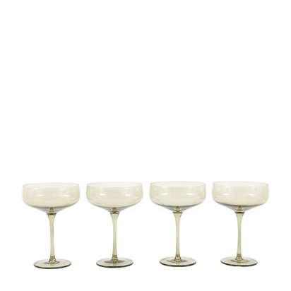 Camden Glass Smokey Green (4pk)