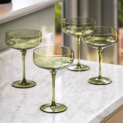 Camden Glass Smokey Green (4pk)