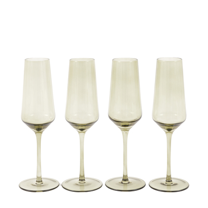 Hartley Glass Smokey Green (4pk)
