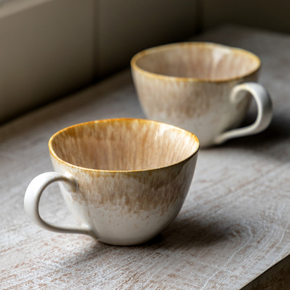 Studio Reactive Organic Mug Camel (4pk)