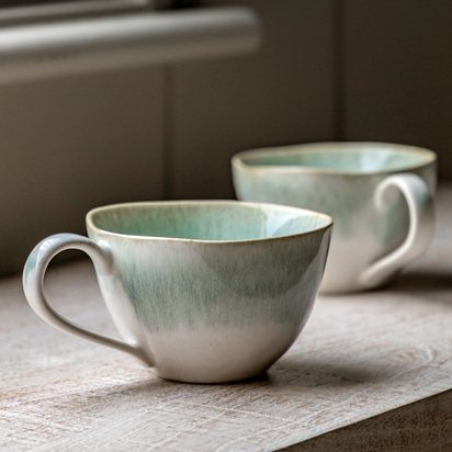 Studio Reactive Organic Mug Duck Egg (4pk)