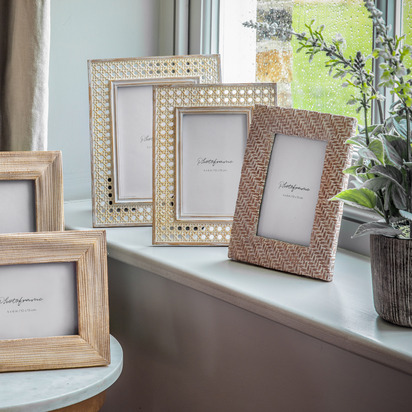 Archer Photo Frame 5x7 Rattan effect 210x20x250mm