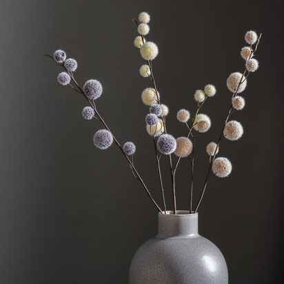 Glenport Vase Grey 210x210x280mm