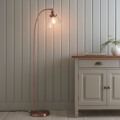 Hansen Floor Lamp Aged Copper