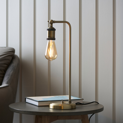 Hal Table Lamp Antique Brass