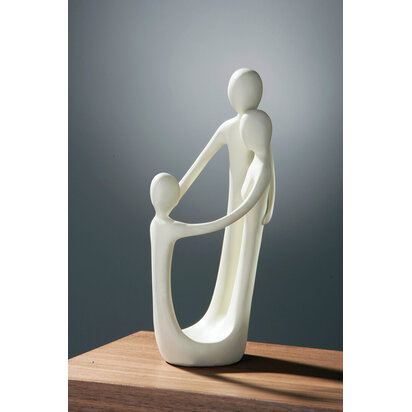 Faber Family Circle Figurine Ivory Polyresin