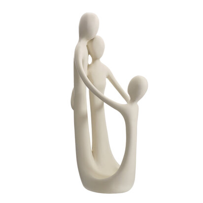 Faber Family Circle Figurine Ivory Polyresin