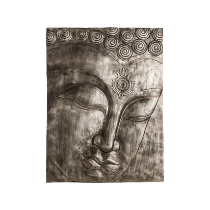 Buddha Small Antique Finish Wall Art