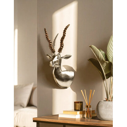 Zania Gazelle Wall Mounted Sculpture