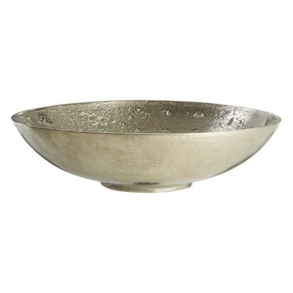 Hempstead Large Nickel Finish Bowl