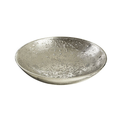 Hempstead Large Nickel Finish Bowl
