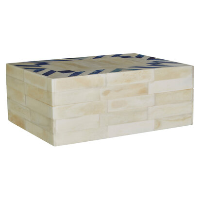 Bowerbird Blue Large Trinket Box