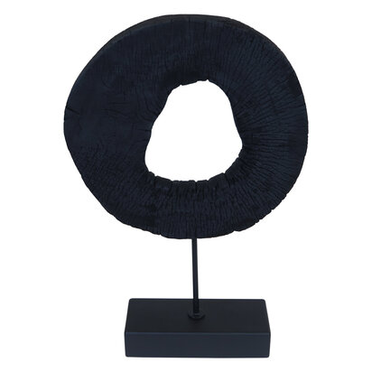 Fidel Large Rustic Mango Wood Sculpture on Stand