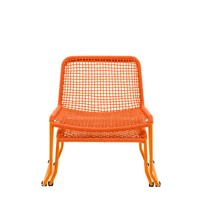 Highhurst Lounge Chair with Footstool Orange