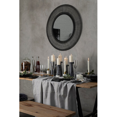Kira Large Grey Marble Candle Holder