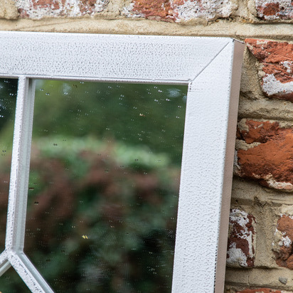 Woburn Outdoor Mirror White 1050x400mm