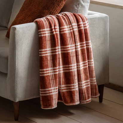 Ashham Rolled Fleece Nutmeg 1400x1800mm