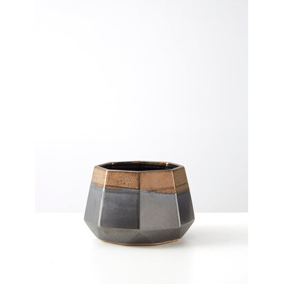 Jet Small Metallic Planter