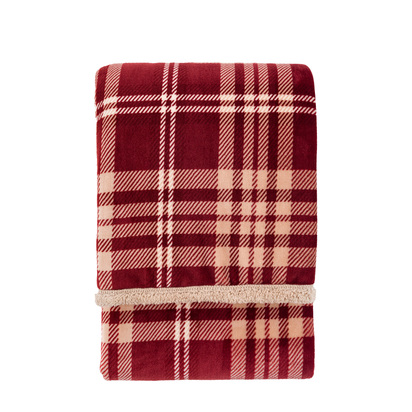 Langby Sherpa Throw Mulberry 1520x1770mm