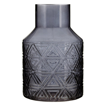 Dakota Grey Glass Vase