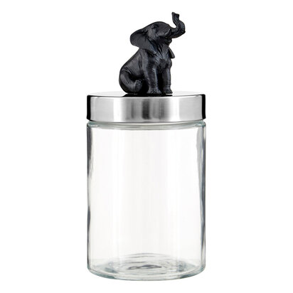 Boho Elephant Jar