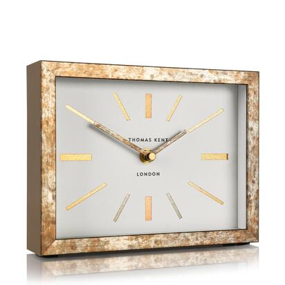 Aster Mantel Clock Bronze 8in  - 8 Inch