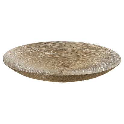 Hege Nickel Twisted Wire Decorative Plate