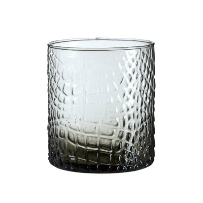 Daintree Smoked Glass Tealight Holder
