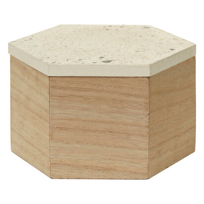 Mimo Large Terrazzo Lid Trinket Box