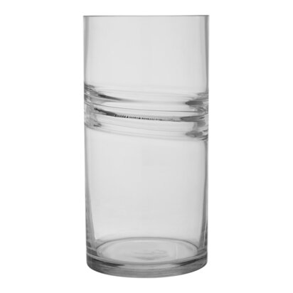 Optik Clear Glass Tall Vase