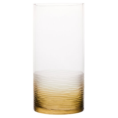 Caila Small Textured Ombre Glass Vase