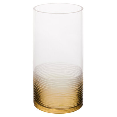 Caila Small Textured Ombre Glass Vase