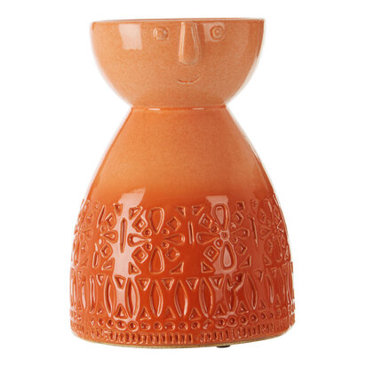 Visage Medium Coral Face Vase