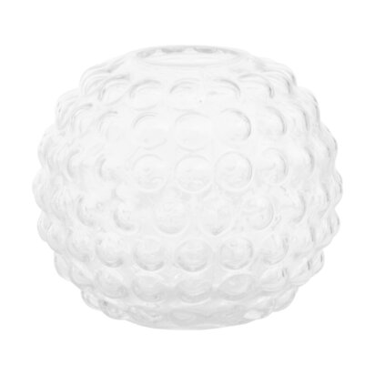 Bolla Small Round Clear Glass Vase
