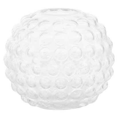 Bolla Large Round Clear Glass Vase