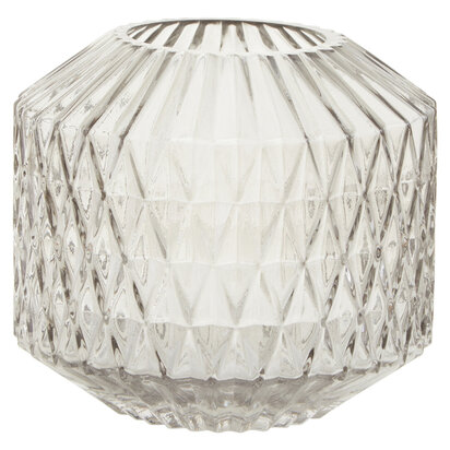 Brice Small Grey Glass Vase